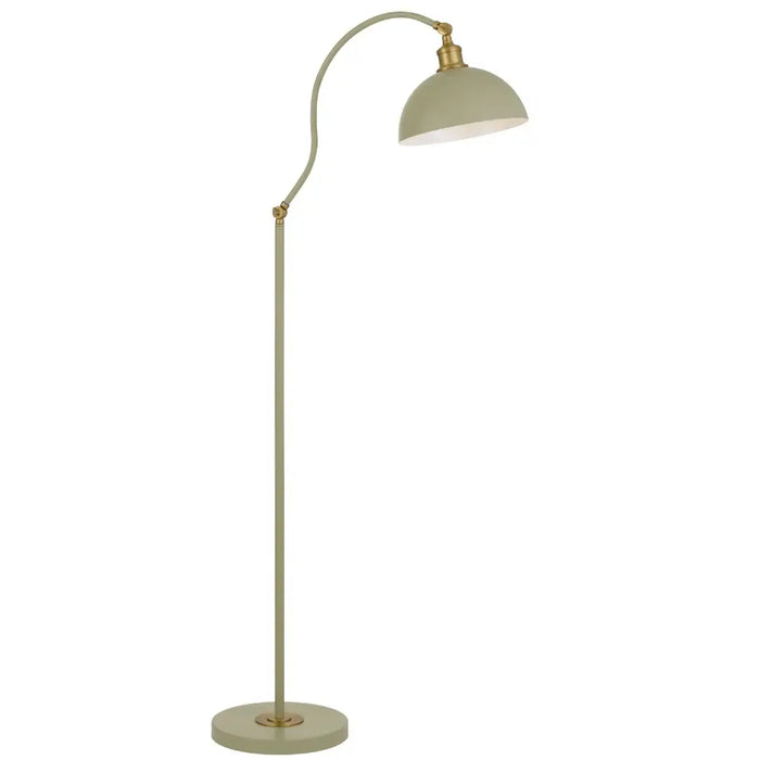 BREVIK: Metal Floor Lamp with Adjustable Shades (Available in Green, Black, Orange & Beige)