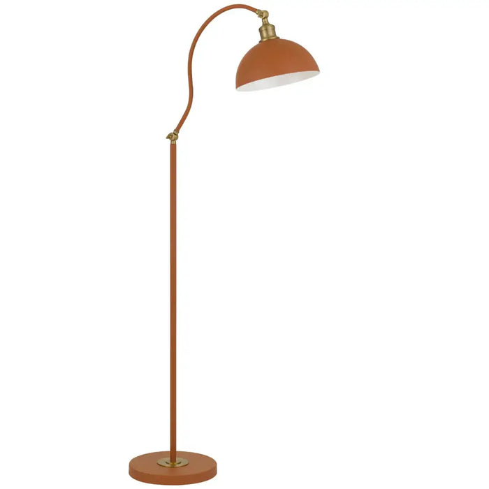 BREVIK: Metal Floor Lamp with Adjustable Shades (Available in Green, Black, Orange & Beige)