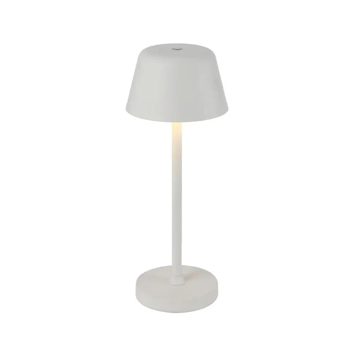 BRIANA: Metal Rechargeable IP54 LED Table Lamp (Available in Black, Brown, Green & White)
