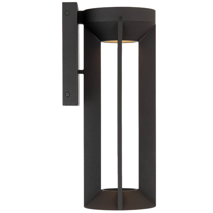 BRIXON: Black IP44 LED Exterior Wall Light (Available in 30cm & 40cm)