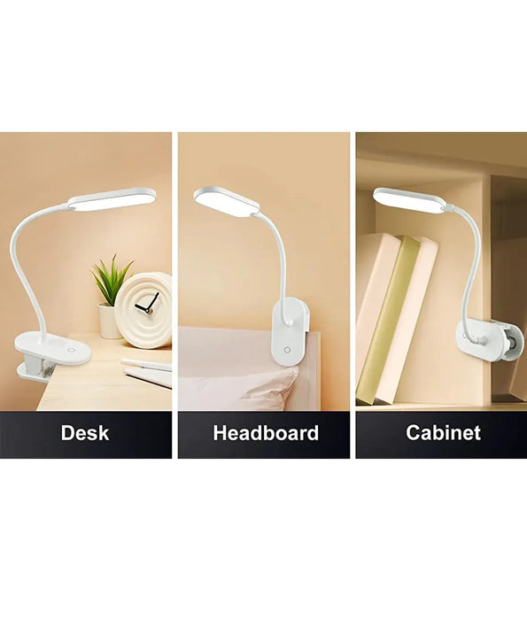 BUDDY: Portable LED Rechargeable Touch Clip Lamp