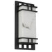 Telbix BURCH: Black Modern LED Outdoor Wall Light