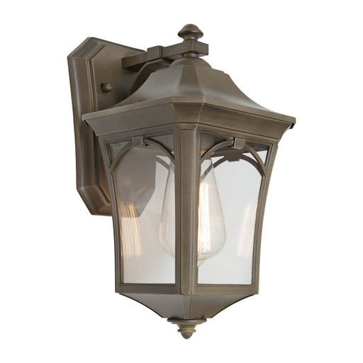Cougar BURSTON: Traditional Exterior Coach Wall Light (Available in Black & Old Bronze, 2 Sizes)