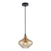 CLA CAMPANA: Interior Wine Glass Shape Ribbed Pendant Lights (avail in Amber & Smoke)