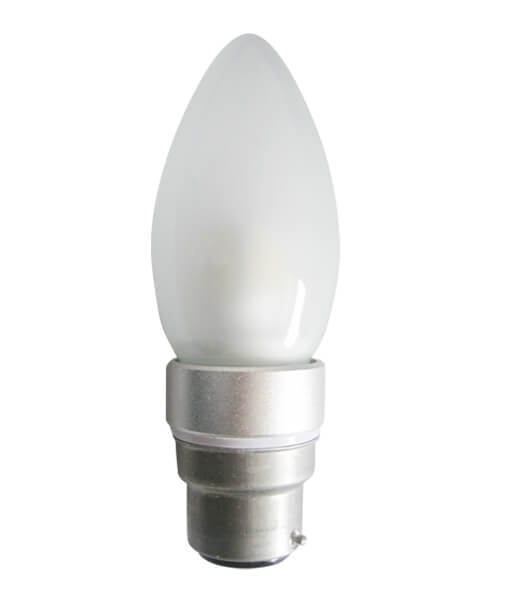 4W Frosted/Clear Candle LED Globes (Avail in B22, E27, B15, & E14 | 3000K & 5000K)