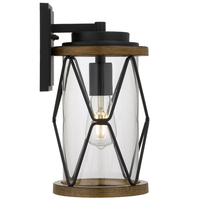 CAPSTAN: Classic Style Black IP43 Exterior Wall Lamp (available in 25cm & 35cm)