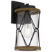 Telbix CAPSTAN: Classic Style Black IP43 Exterior Wall Lamp (available in 25cm & 35cm)