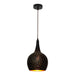 CLA CELESTE: Black Bohemian Bell Shape Pendant Light