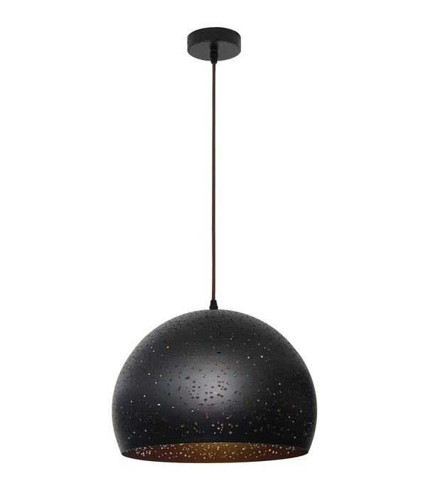 CELESTE: Black Bohemian Dome Shape Pendant Light