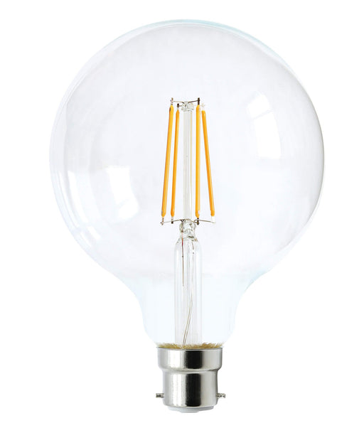 CLA G125 8W Clear Dimmable LED Filament Globes (Avail in B22 & E27 | 2700K & 6000K)