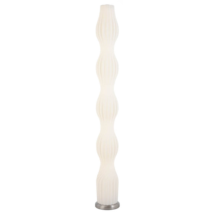 CHOLLA: White Minimalist LED Floor Lamp