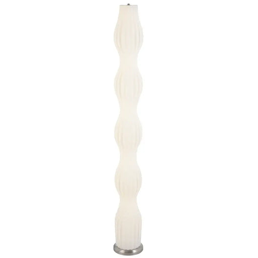 Telbix CHOLLA: White Minimalist LED Floor Lamp