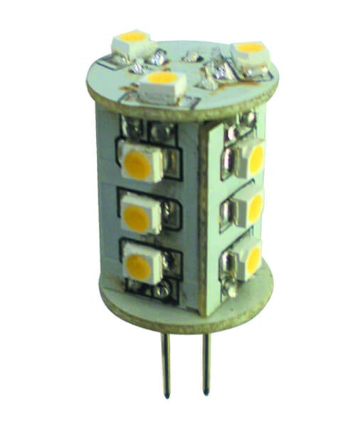 G4 Bi-Pin 1.5W LED Globes (Avail in 5000K, Blue, Green & Yellow)