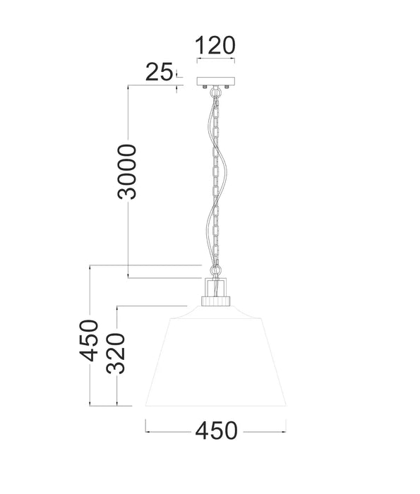 CLOCHE: Metal Shade with Travertine Highlight Bell Shape Interior Pendant Lights (Available in Antique Brass, Black & White)