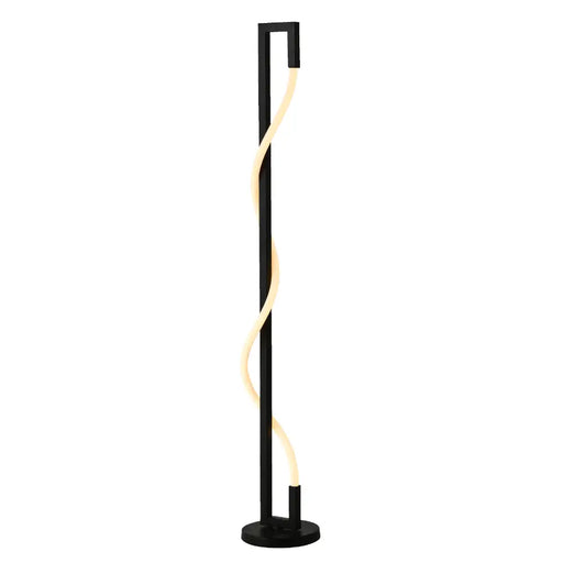 Telbix CURVAL: Modern Black 30W 3CCT LED Floor Lamp