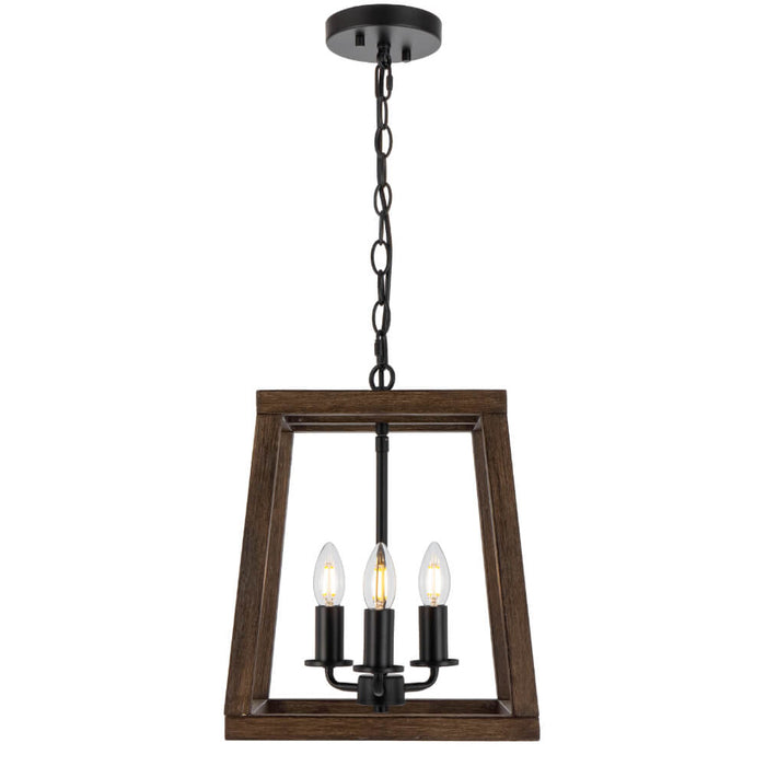 DALTON: Wood Pendant Light (Available in 3 Light, 4 Light & 6 Light)