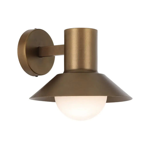 Telbix DELORE: Metal Contemporary Style Outdoor Wall Light (Available in Vintage Brass, White & Black)