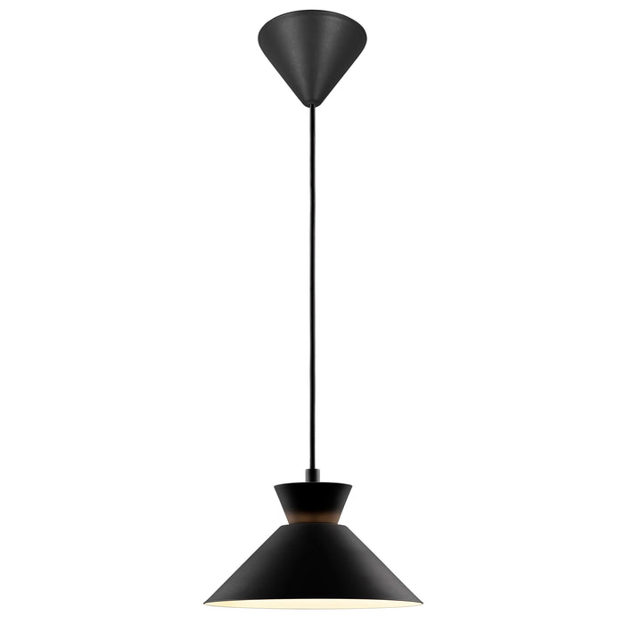 DIAL Modern Metal Pendant Light (avail in Black, Grey, Yellow & White | 45cm & 25cm)