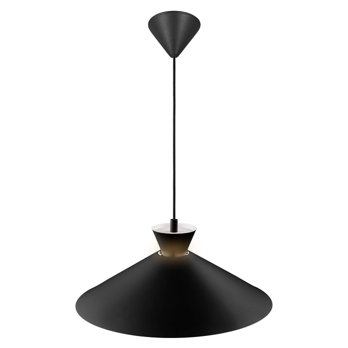 DIAL Modern Metal Pendant Light (avail in Black, Grey, Yellow & White | 45cm & 25cm)