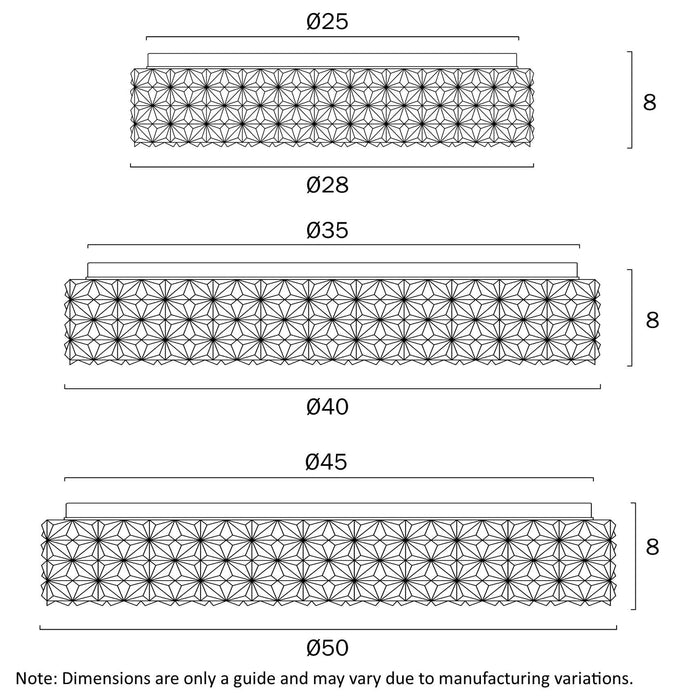 ELTZ: 3CCT LED Oyster (Available in 28cm, 40cm & 50cm)