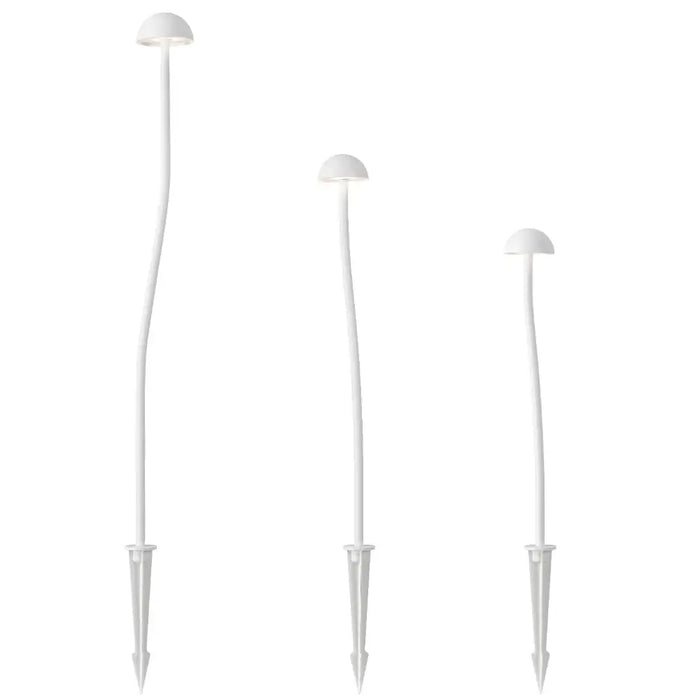 ENOKI: Black 24V IP65 Exterior LED Garden Spike Post Light (Available in Black & White)