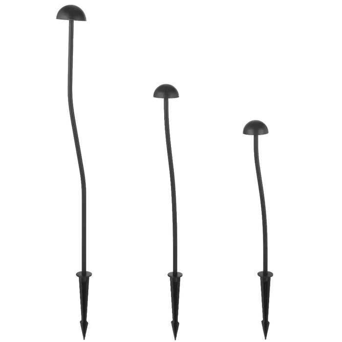 ENOKI: Black 24V IP65 Exterior LED Garden Spike Post Light (Available in Black & White)