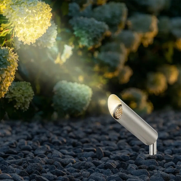 ESLEN: 24V IP65 Exterior LED Garden Spike Light (Available in Antique Brass, White & Stainless Steel)