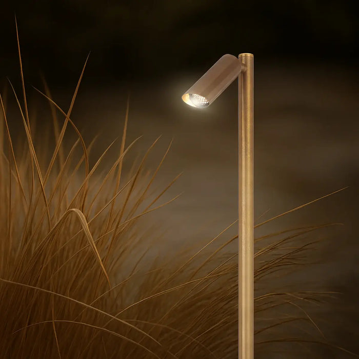 ESLEN: 24V IP65 Exterior LED Garden Spike Post Light (Available in Antique Brass, White & Stainless Steel)