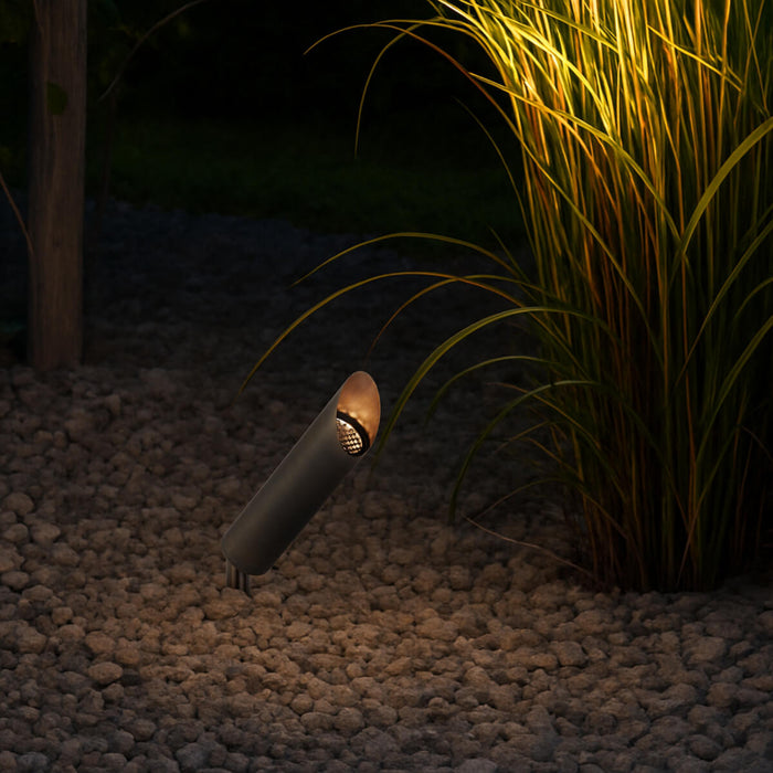 ESLEN: 24V IP65 Exterior LED Garden Spike Light (Available in Antique Brass, White & Stainless Steel)