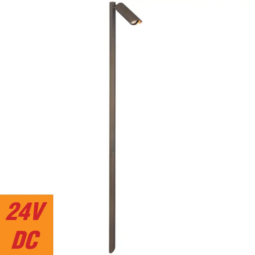 Telbix ESLEN: 24V IP65 Exterior LED Garden Spike Post Light (Available in Antique Brass, White & Stainless Steel)