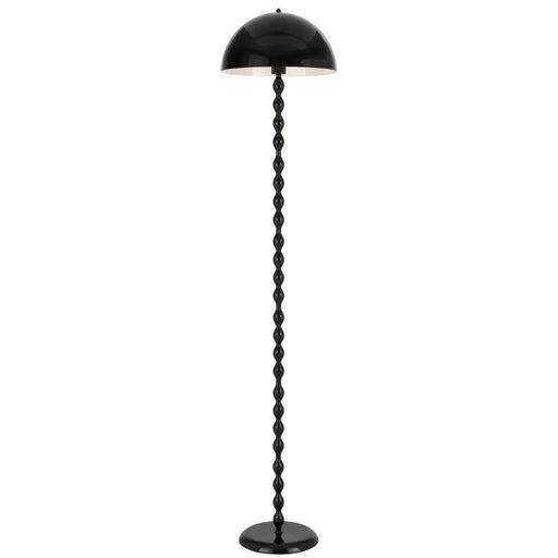Telbix ESTIQ: Iron Floor Lamp with Dome Shade (Available in Black, Red & Taupe)