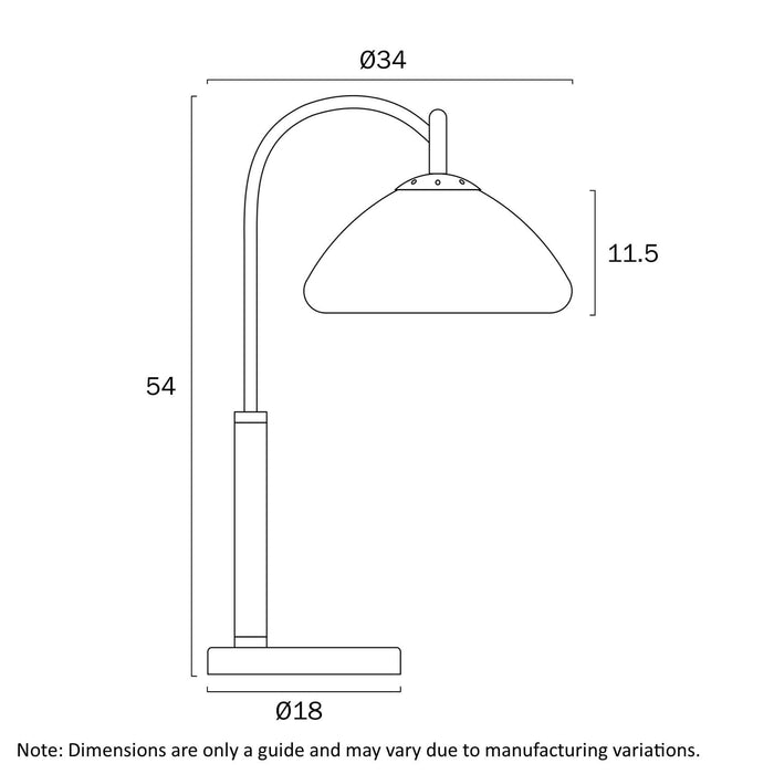 ESTOVA: Mid‑Century Inspired Table Lamp