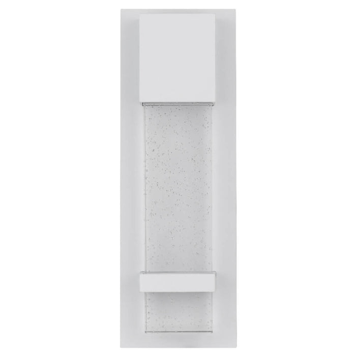 ESTRADA: Elegant IP44 Glass LED Outdoor Wall Light (available in Black & White)