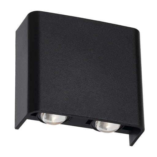 Telbix EYVOR: Black Up/Down LED Wall Light (Available in 4 Light & 8 Light)