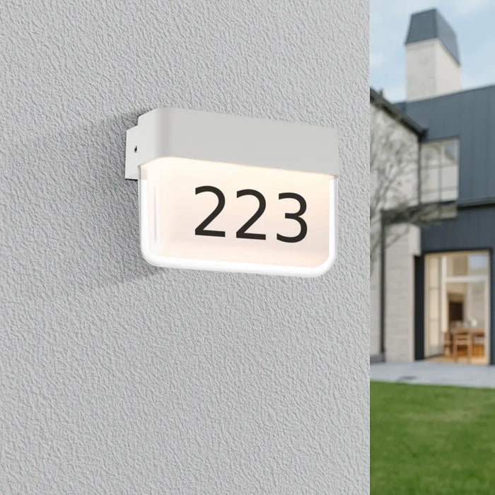 FADRO: Modern LED Exterior Wall Bracket (Available in Black & White, 10cm & 18cm)