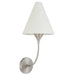 Telbix FARNIX: Contemporary Wall Light with Tapered Fabric Shades (Available in Nickel & Antique Gold)