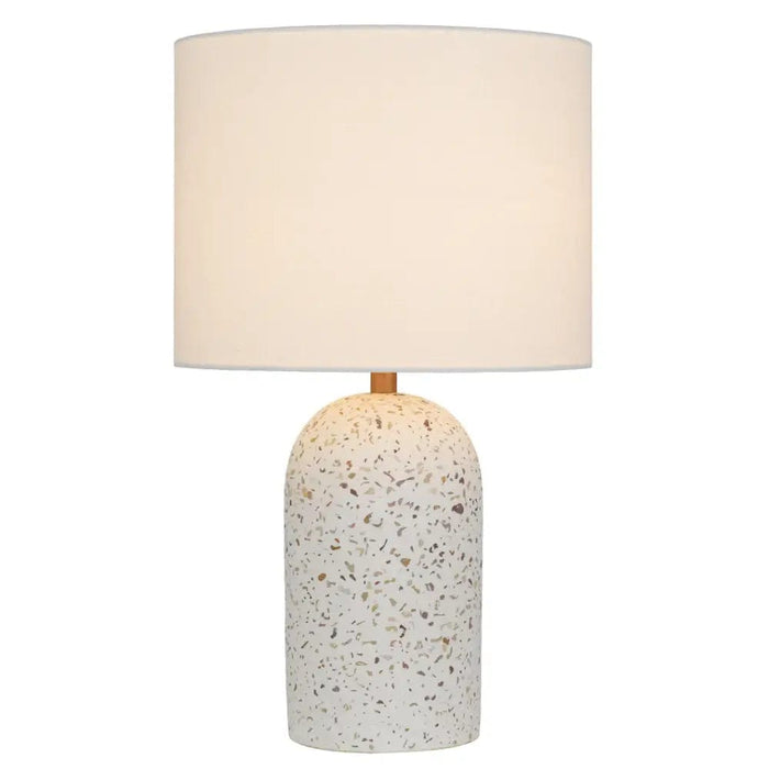 FEVIK Modern Table Lamp (avail in Grey & White Terrazzo, Small & Medium)