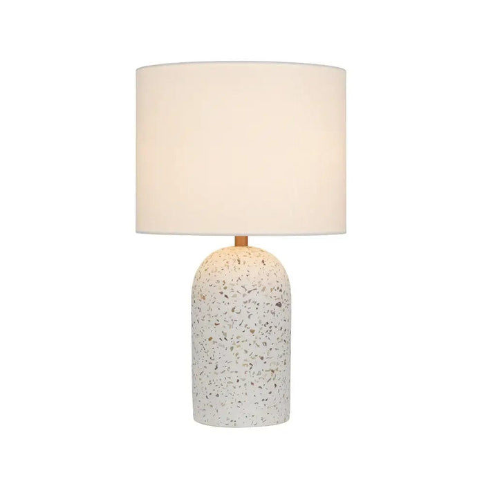 FEVIK Modern Table Lamp (avail in Grey & White Terrazzo, Small & Medium)