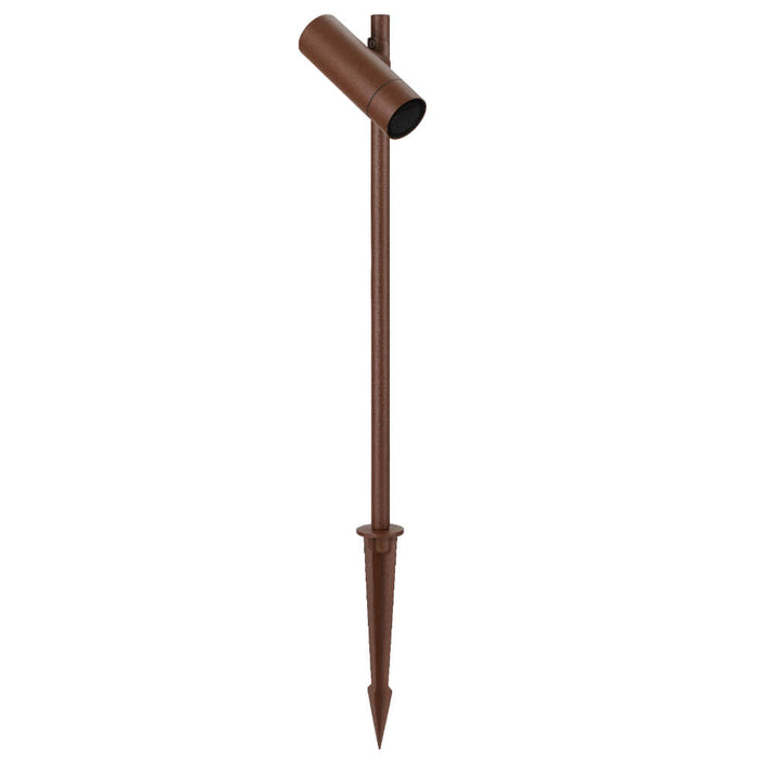 FLANK: 24V Exterior LED Garden Spike Light (Available in Rust, Green & Black)