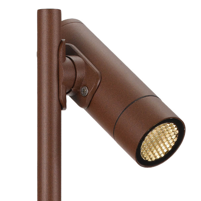 FLANK: 24V Exterior LED Garden Spike Light (Available in Rust, Green & Black)