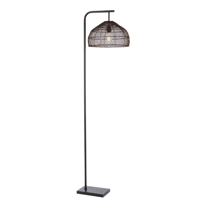 FRYA: Rattan Floor Lamp (Avail in Black, Brown & Natural)