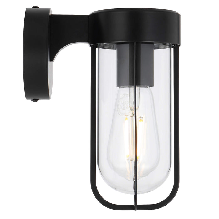 FONSECA: IP44 Outdoor Wall Light with Glass Diffuser (available in Black & Antique Gold)