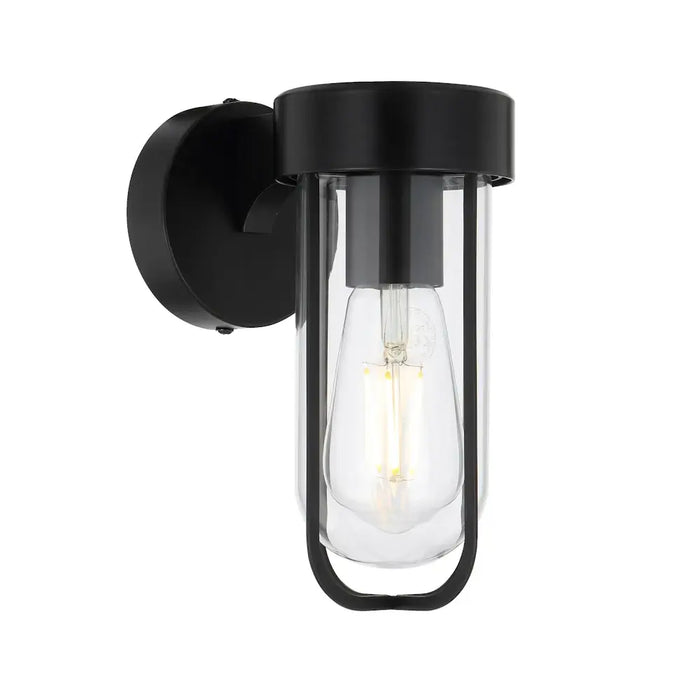 FONSECA: IP44 Outdoor Wall Light with Glass Diffuser (available in Black & Antique Gold)