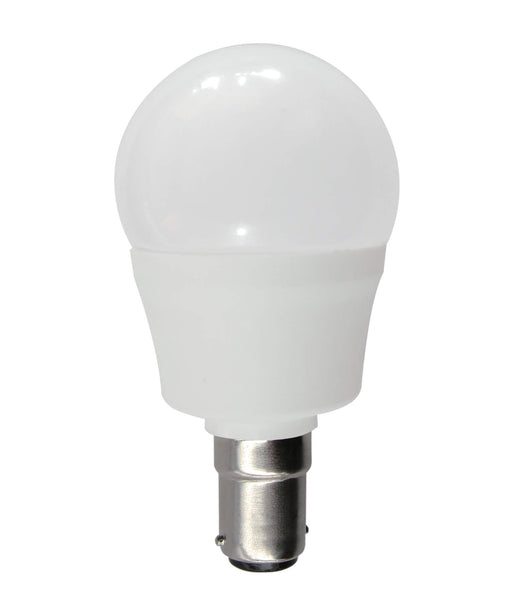 CLA 6W Frosted Fancy Round LED Globe (Avail in B22, B14 & E14)