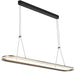 Telbix FULCRUM: Pearl Grey Rectangular Dimmable LED Pendant