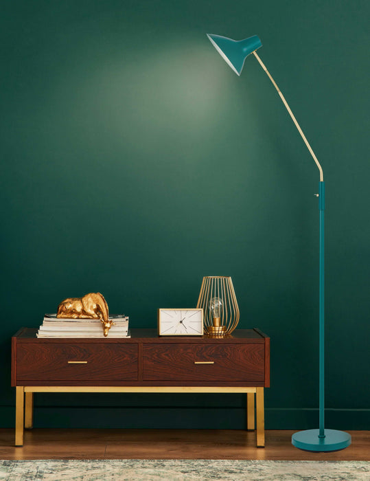 FARBON: Metal Floor Lamp (Avail in Red, Blue, Yellow, White, Green and Black)