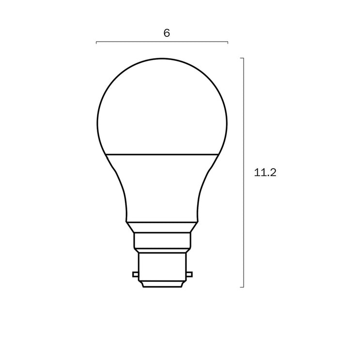 TELBIX A60 8W 3CCT Non-Dimmable LED Globe ( Available in E27 & B22)