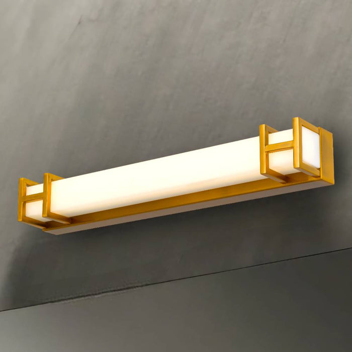 GILSON: 3 CCT LED Vanity Wall Light (Available in Antique Gold, Black & Chrome, 3 Sizes)