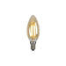 TELBIX E14 3W Amber Non-Dim LED Candle Globe