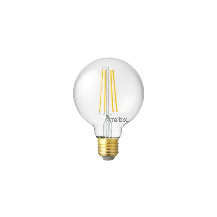 TELBIX E27 G95 8W Clear Dimmable LED Globe